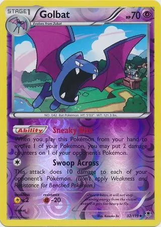 Golbat Reverse Holo 32 Normal