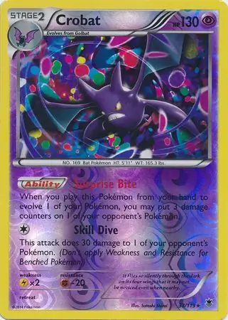 Crobat Reverse Holo 33 Normal