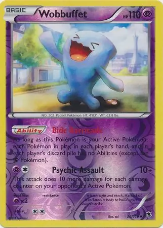 Wobbuffet Reverse Holo 36 Normal