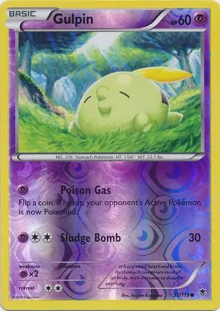 Gulpin Reverse Holo 37