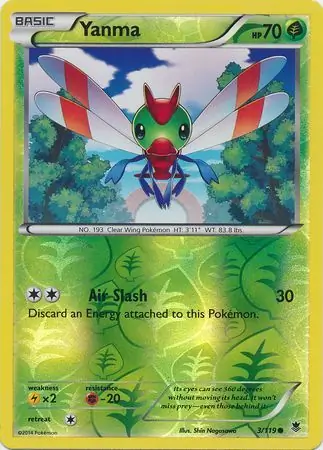 Yanma Reverse Holo 3