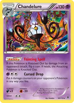 Chandelure Holo 43 Normal