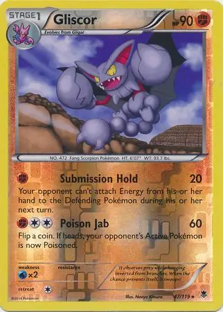 Gliscor Reverse Holo 47 Normal