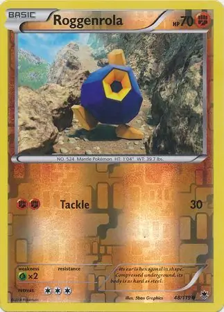 Roggenrola Reverse Holo 48 Normal