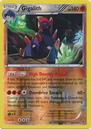 Gigalith Reverse Holo 50 Normal