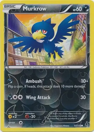 Murkrow Reverse Holo 51