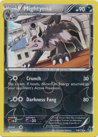 Mightyena Reverse Holo 54