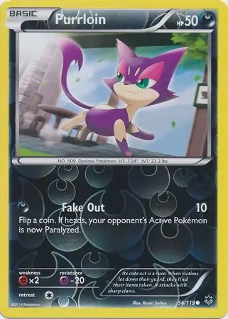 Purrloin Reverse Holo 56 Normal