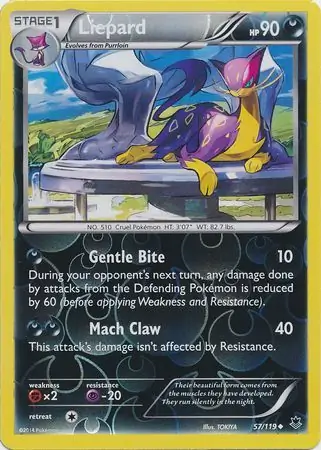 Liepard Reverse Holo 57 Normal