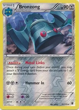 Bronzong Reverse Holo 61 Normal