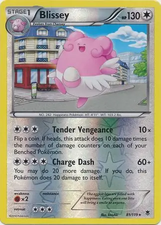 Blissey Reverse Holo 81 Normal