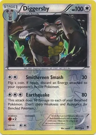 Diggersby Reverse Holo 88 Normal