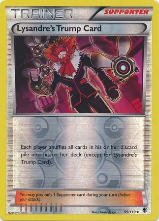 Lysandre's Trump Card Reverse Holo 99 Normal