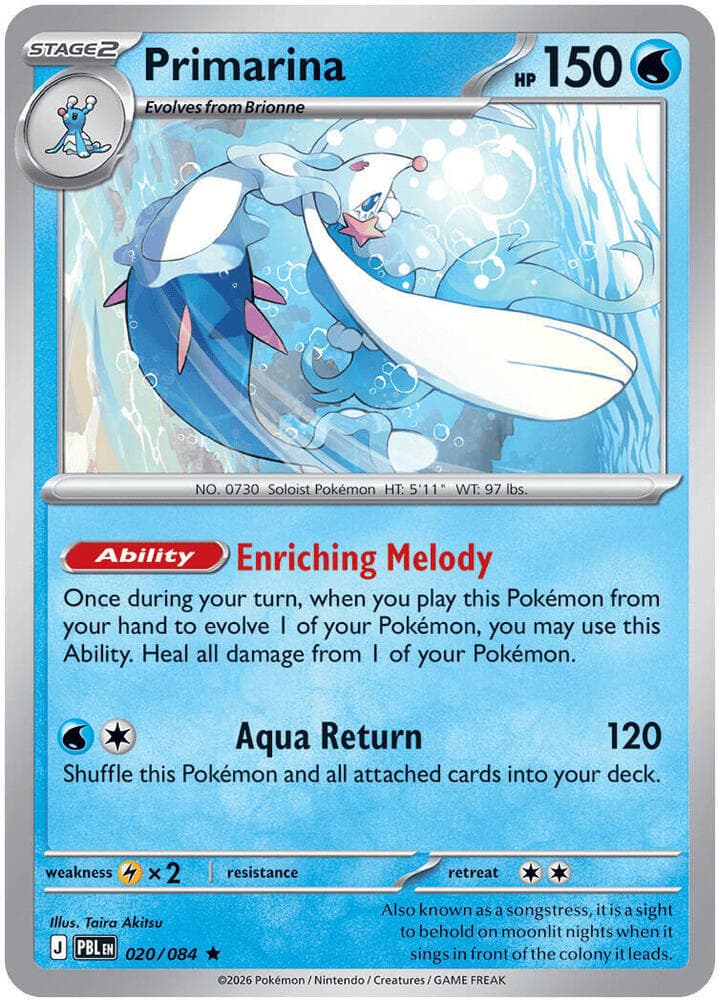 Primarina 020 Holo