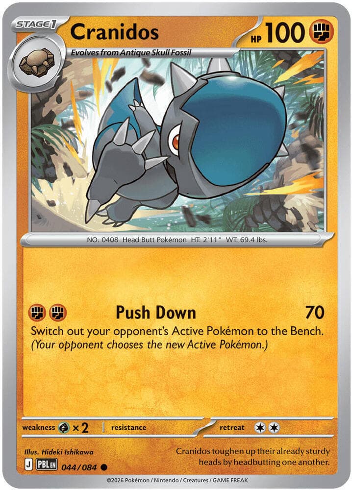 Cranidos 044 Reverse holo