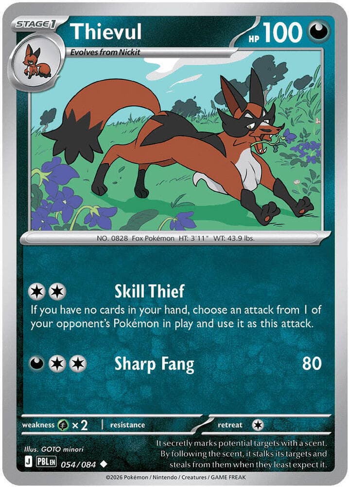 Thievul 054 Reverse holo