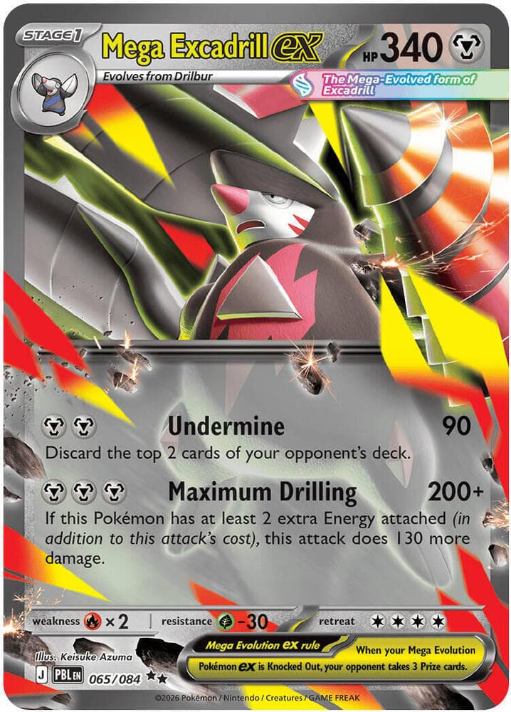 Mega Excadrill ex 065