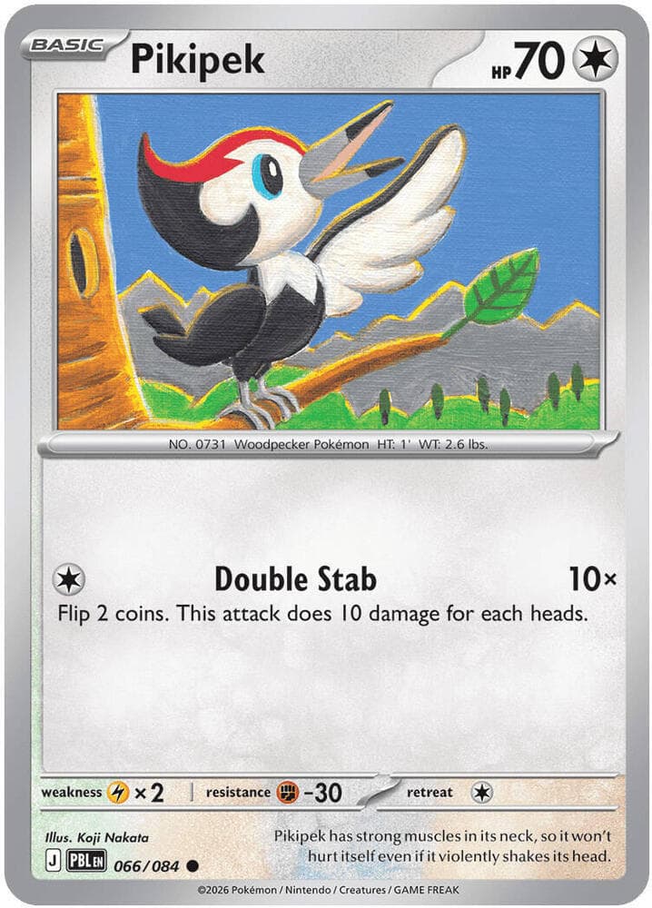 Pikipek 066 Reverse holo