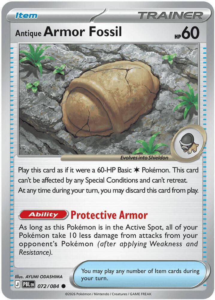 Antique Armor Fossil 072