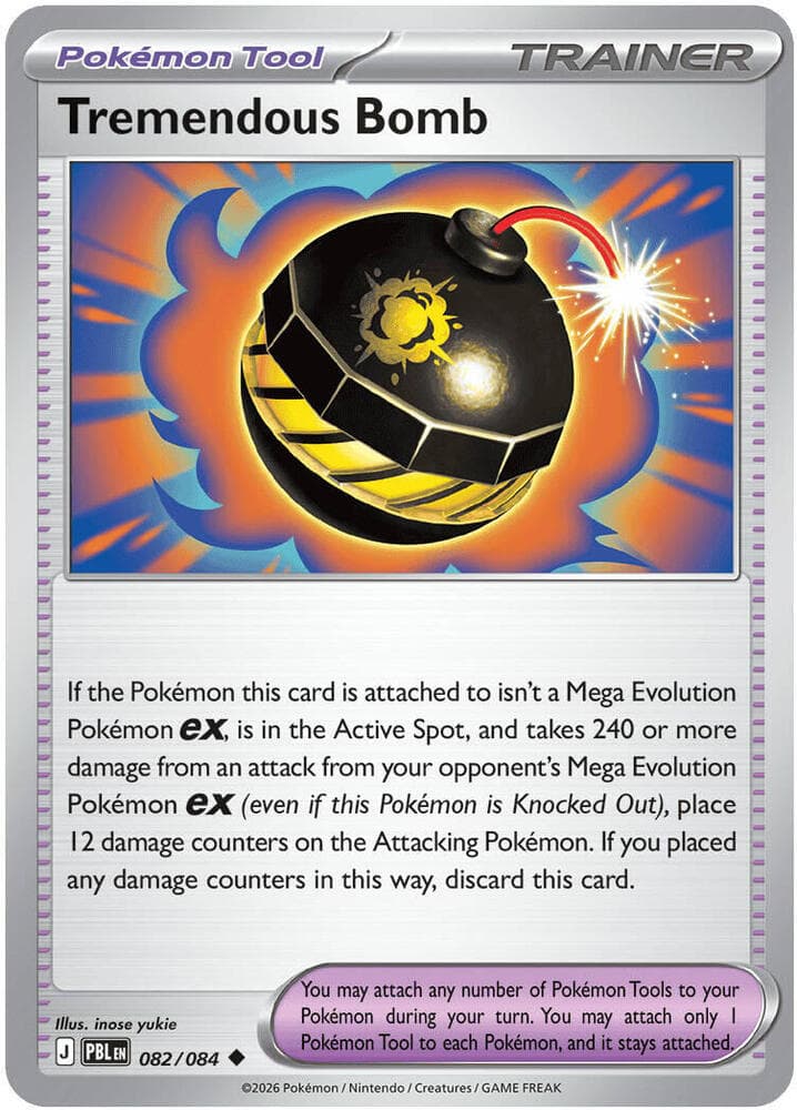 Tremendous Bomb 082 Reverse holo