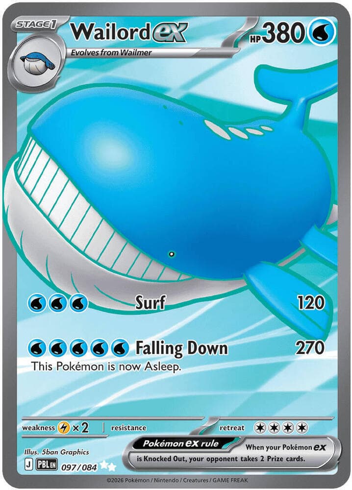 Wailord ex 097 Holo