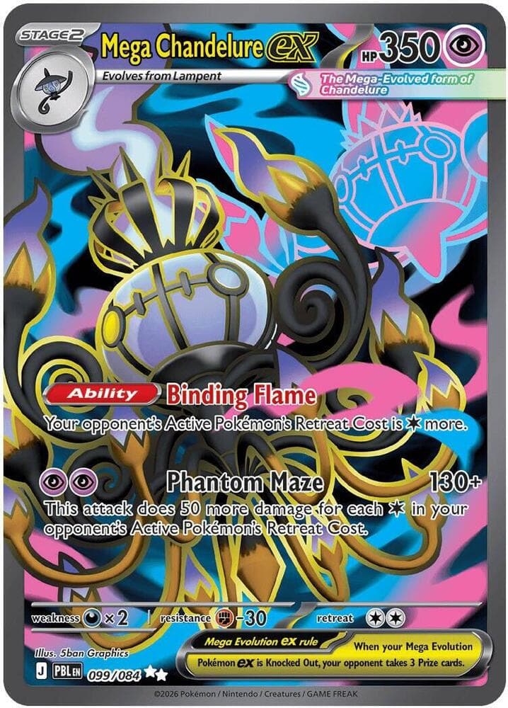 Mega Chandelure ex 099
