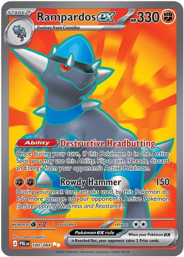 Rampardos ex 100