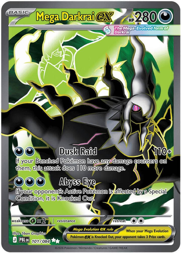 Mega Darkrai ex 101