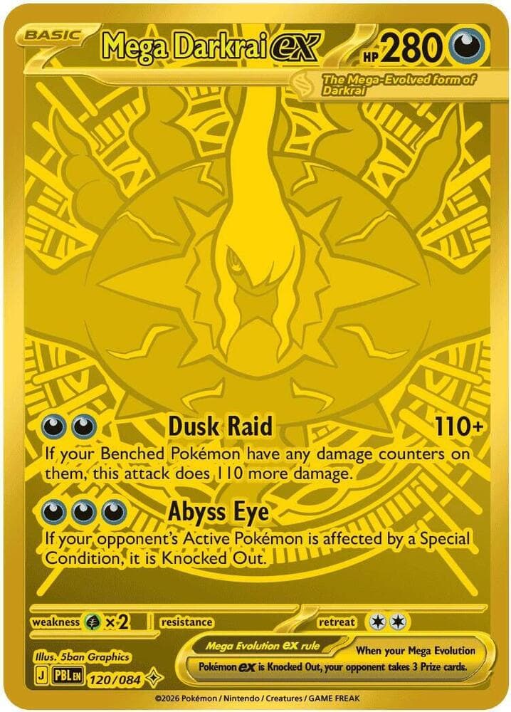 Mega Darkrai ex 120 Holo