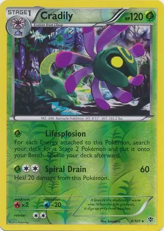 Cradily Reverse Holo 4