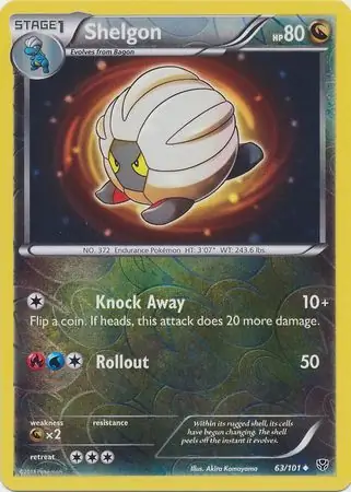Shelgon Reverse Holo 63