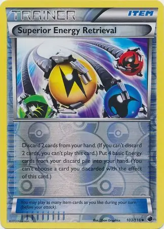 Superior Energy Retrieval Reverse Holo 103 Normal