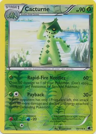 Cacturne Reverse Holo 10
