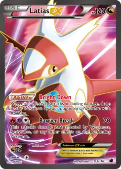 Full Art Latias EX 112 Normal