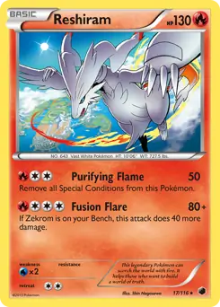 Reshiram Holo 17