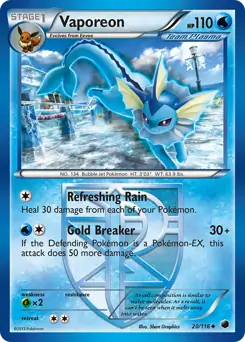 Vaporeon 20 Normal