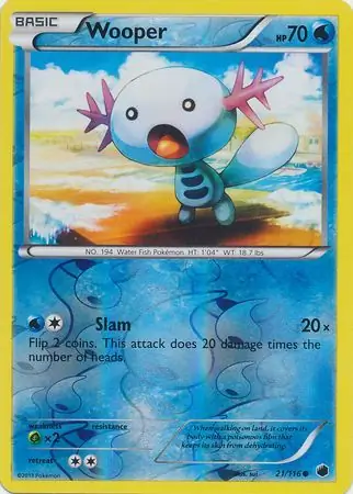 Wooper Reverse Holo 21