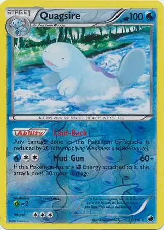 Quagsire Reverse Holo 22