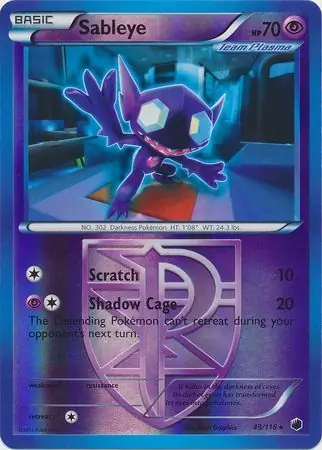 Sableye Reverse Holo 49 Normal