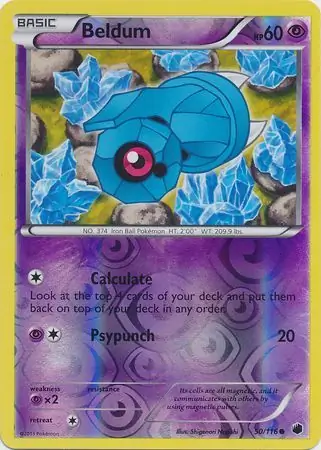 Beldum Reverse Holo 50 Normal