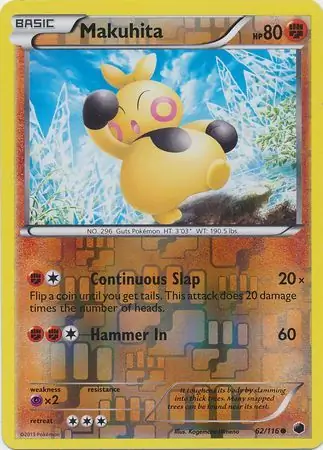Makuhita Reverse Holo 62 Normal
