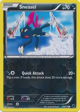 Sneasel Reverse Holo 65 Normal
