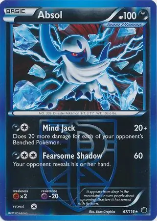 Absol Reverse Holo 67 Normal