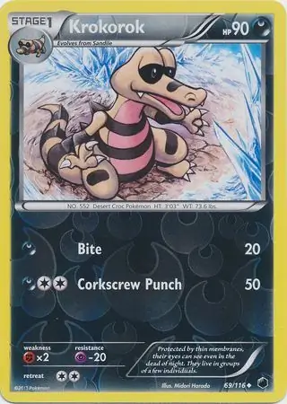Krokorok Reverse Holo 69