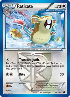 Raticate 88 Normal