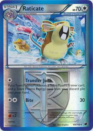 Raticate Reverse Holo 88 Normal