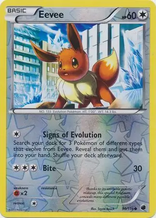 Eevee Reverse Holo 90 Normal