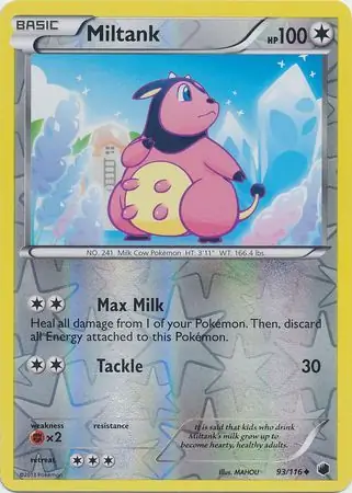 Miltank Reverse Holo 93 Normal