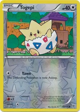 Togepi Reverse Holo 102 Normal