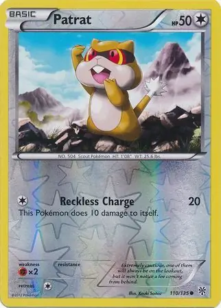 Patrat Reverse Holo 110 Normal
